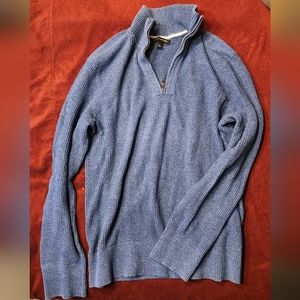 Banana Republic quarter-zip 100% cotton